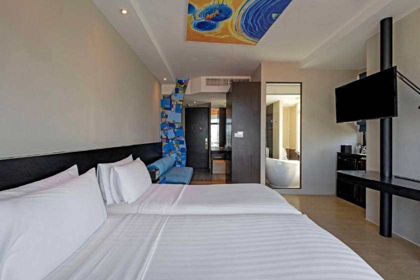 Siam@Siam Design Hotel Pattaya - Studio Ocean View 2 Singles