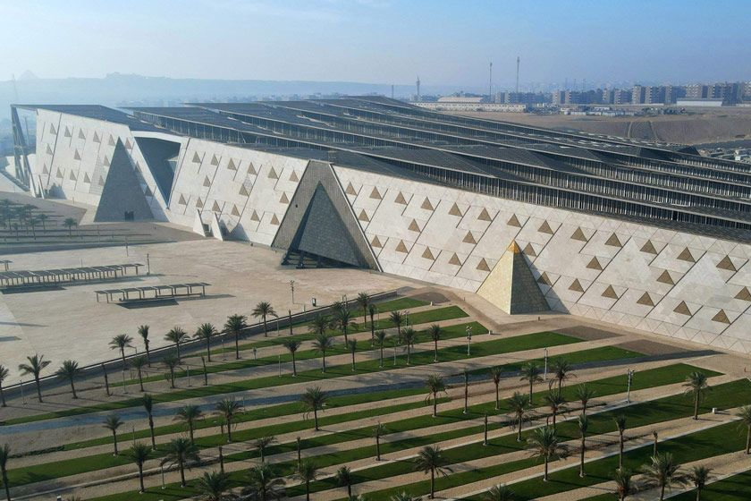 معماری موزه بزرگ مصر