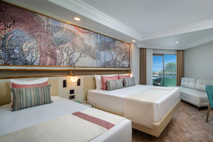 Delphin Palace Hotel Antalya - Standard Double or Twin Room with Side Sea View