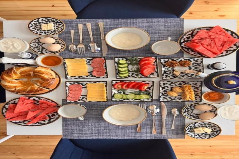 Anor tashkent - breakfast