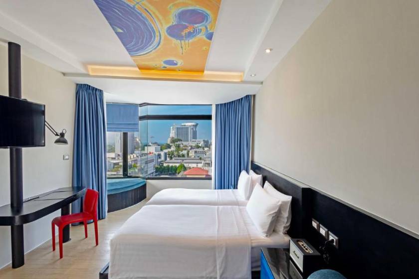 Siam@Siam Design Hotel Pattaya - Studio Ocean View 2 Singles