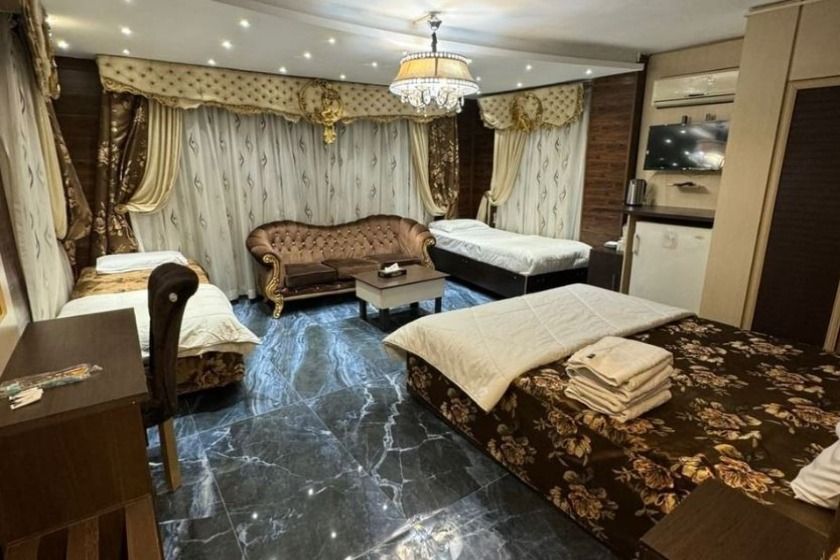 هتل آرین همدان - اتاق چهار تخته