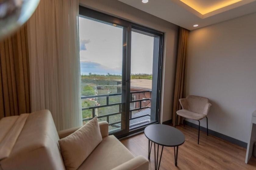 Santana Otel Trabzon - Deluxe Double Room with Side Sea View