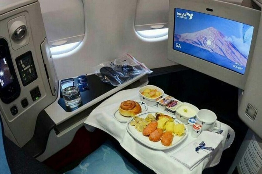 امکان انتخاب وعده غذایی در پروازهای ایران ایر فراهم شد