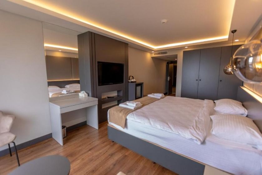 Santana Otel Trabzon - Deluxe Double Room with Side Sea View