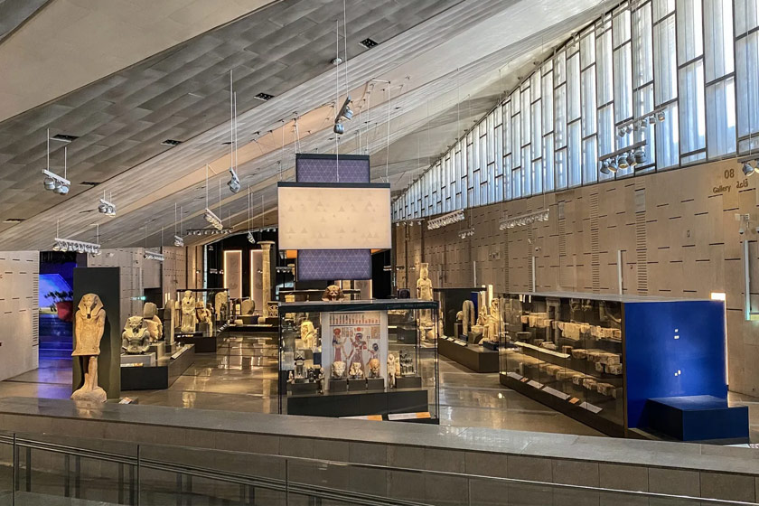 بخش‌های داخلی موزه مصر