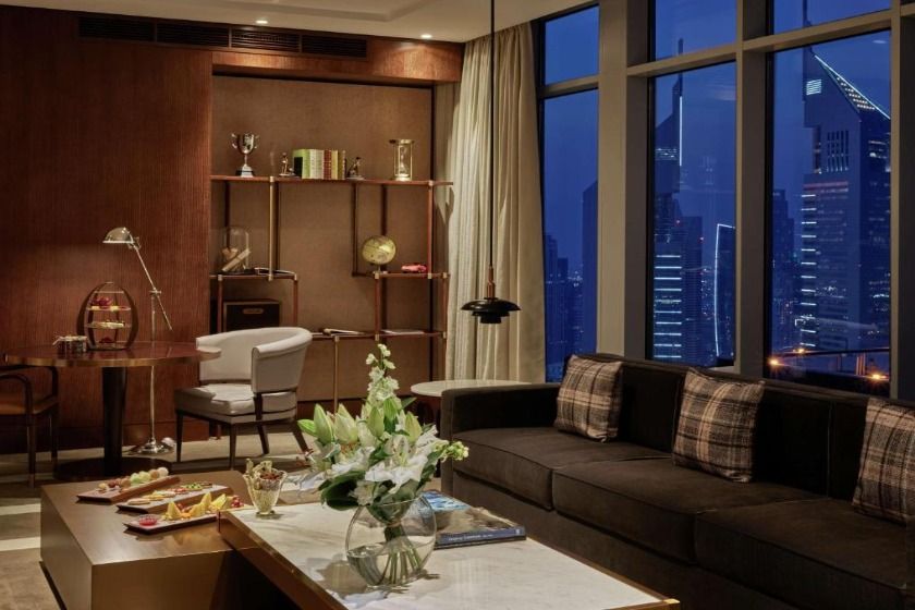 Waldorf Astoria Dubai International Financial Centre Dubai - Grand King Corner Suite with Skyline View