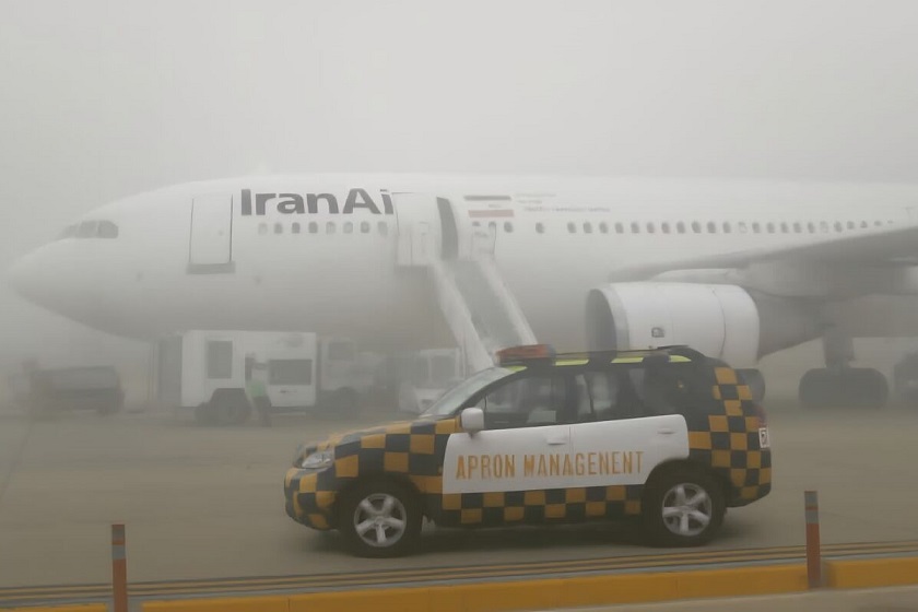 ۲ پرواز فرودگاه بوشهر به دلیل مه غلیظ در شیراز فرود آمدند