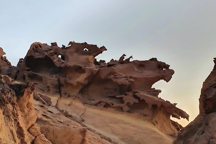 دره مجسمه ها قشم. منبع عکس: گوگل مپ. عکاس: امین موجودی