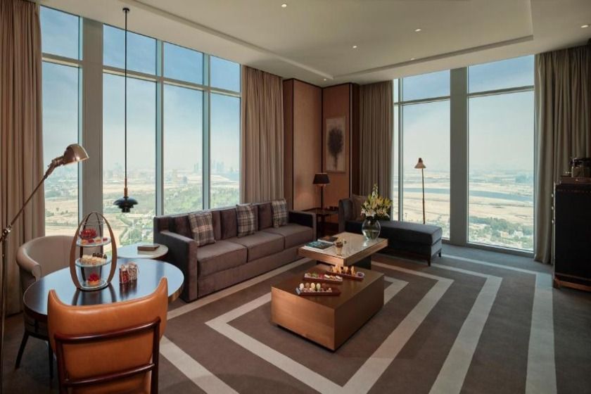 Waldorf Astoria Dubai International Financial Centre Dubai - Grand King Corner Suite with Skyline View