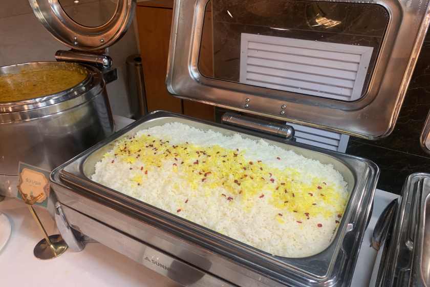 هتل شهدای خلیج فارس مشهد - غذا