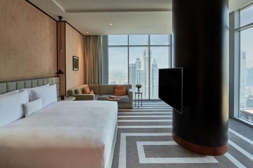 Waldorf Astoria Dubai International Financial Centre Dubai - Corner King Room with Skyline View
