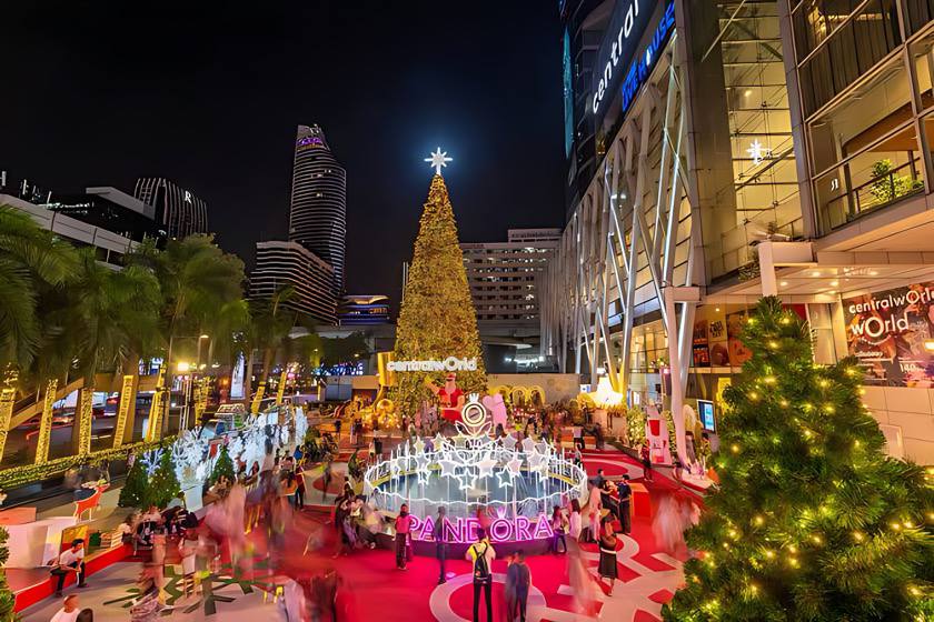 جشن کریسمس در بانکوک