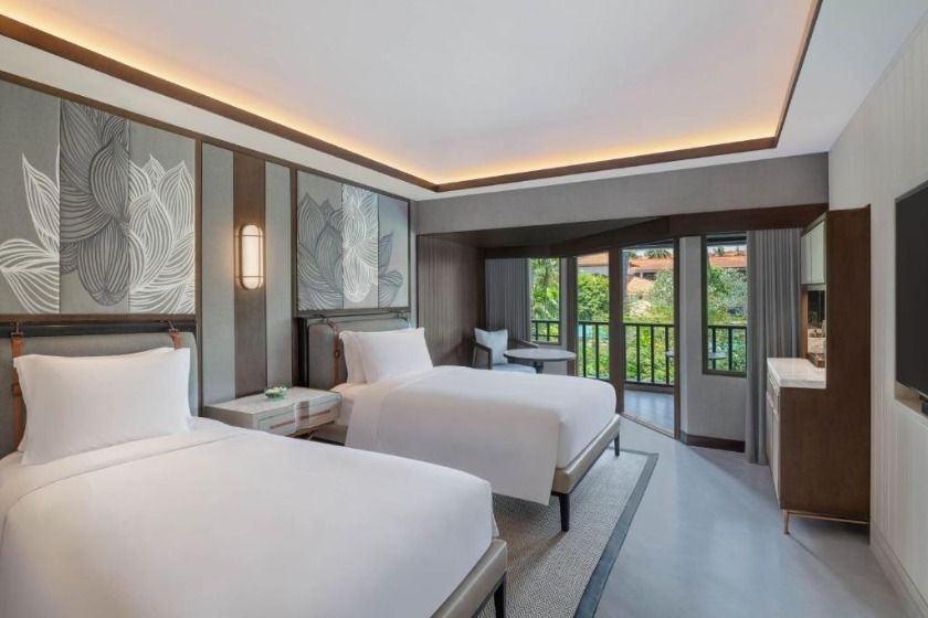 The Laguna, A Luxury Collection Resort Bali - Deluxe Lagoon View, Guest room, 2 Double Beds