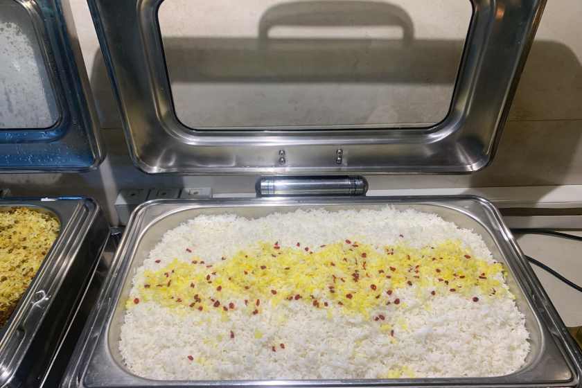 هتل شهدای خلیج فارس مشهد - غذا