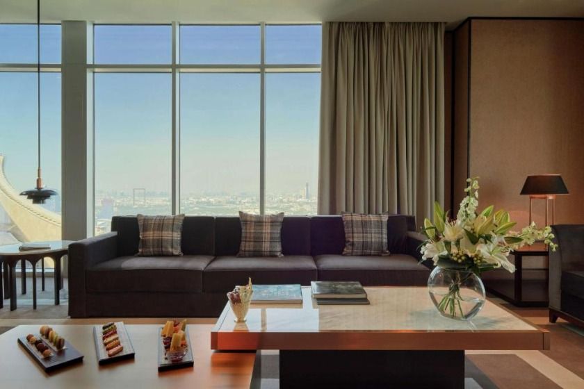 Waldorf Astoria Dubai International Financial Centre Dubai - Corner King Suite with Skyline View