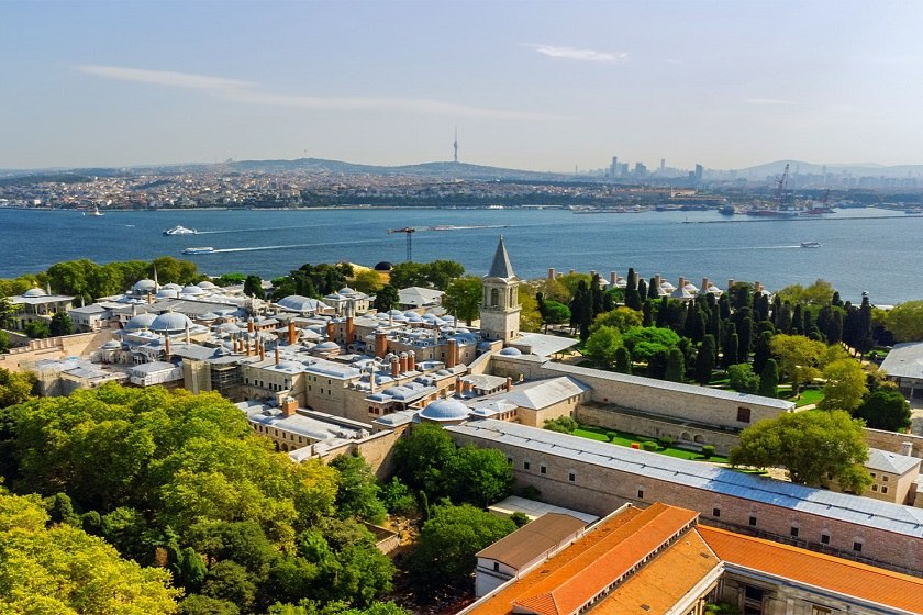 مسیر دسترسی به کاخ توپکاپی استانبول