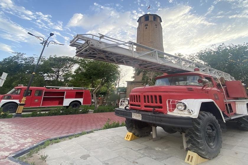 برج آتش نشانی تبریز. منبع عکس: گوگل‌مپ. عکاس: حسین تاج گردون