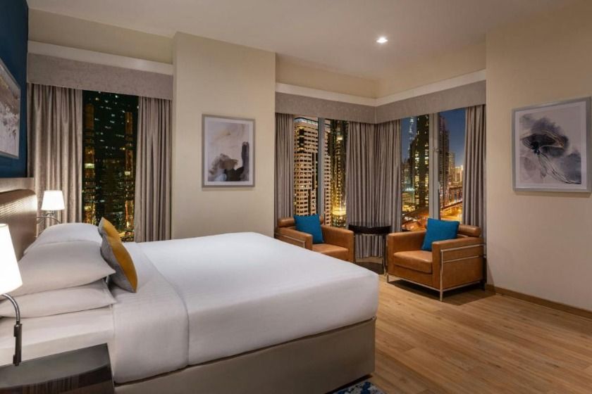 Four Points by Sheraton Sheikh Zayed Road Dubai - Deluxe room King Burj Khalifa View