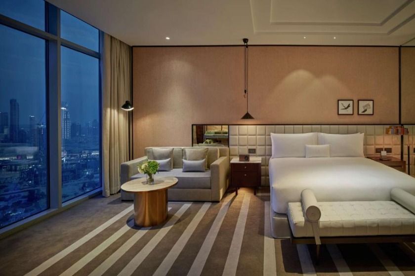 Waldorf Astoria Dubai International Financial Centre Dubai - Grand King Corner Suite with Skyline View