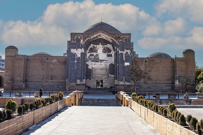 مسجد کبود تبریز. منبع عکس: گوگل‌مپ. عکاس: سعید قره آغاجی