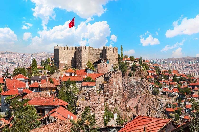 قلعه آنکارا. منبع عکس: Turkey Travel Planner، عکاس: نامشخص