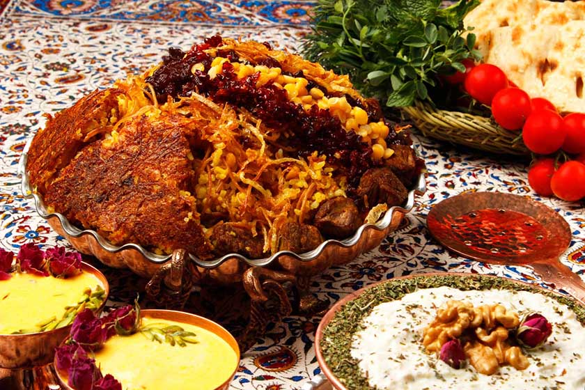 مانی پلو دامغانی. منبع عکس: وبسایت تاپ کوکینگ. عکاس: نامشخص