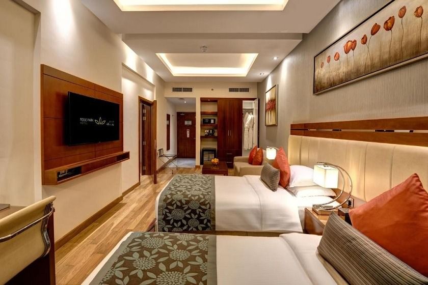 Rose Park Hotel Al Barsha Opposite Metro Station Dubai - Deluxe Two-Bedroom Suite