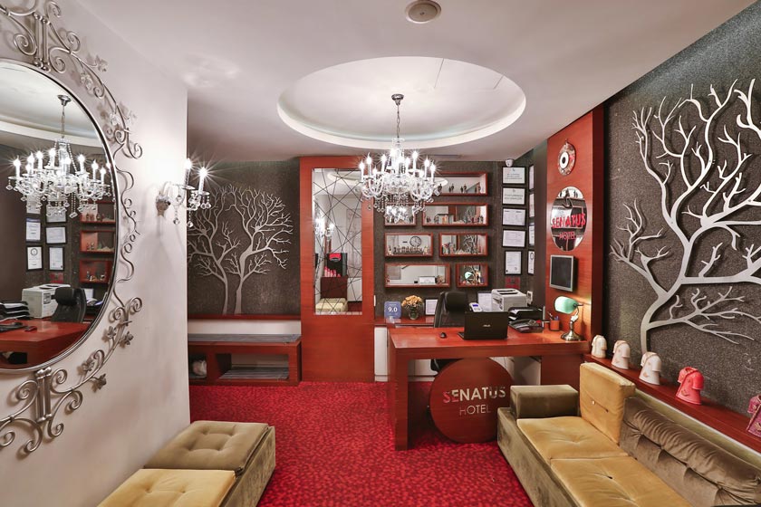 Senatus Hotel - Special Class Istanbul - reception