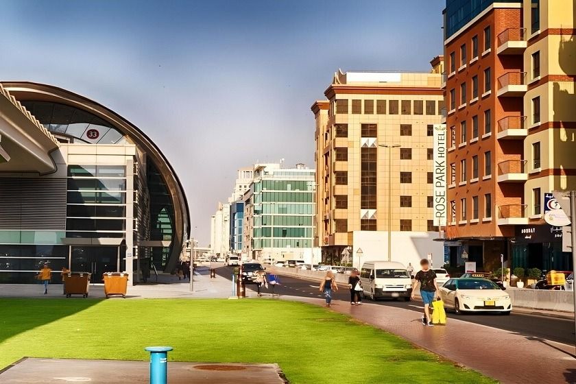 Rose Park Hotel Al Barsha Opposite Metro Station Dubai - Facade
