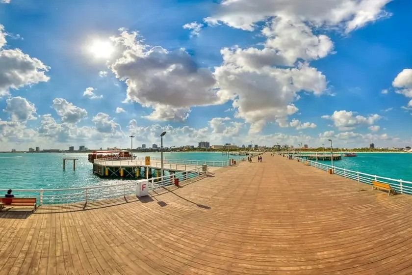 اسکله بزرگ تفریحی کیش