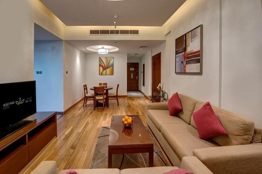 Rose Park Hotel Al Barsha Opposite Metro Station Dubai - Deluxe One-Bedroom Suite