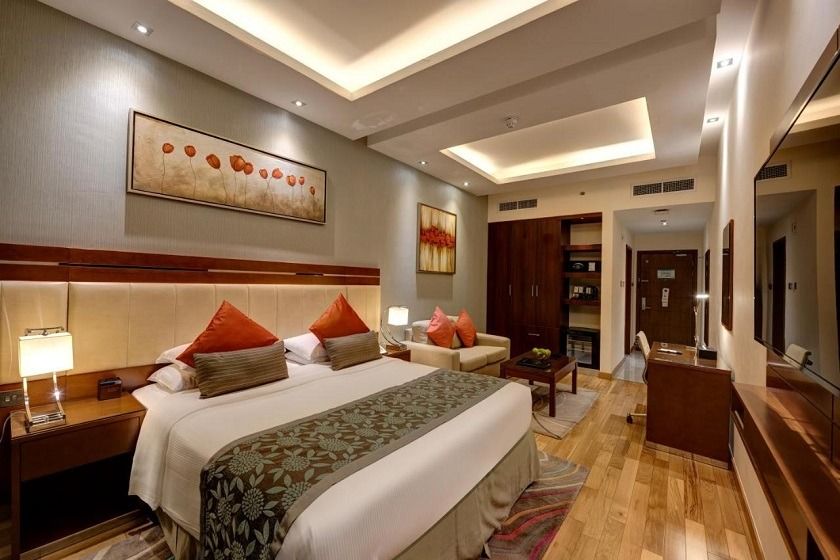 Rose Park Hotel Al Barsha Opposite Metro Station Dubai - Deluxe King Room - Late check-out 2 pm