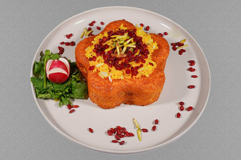ته چین مازندرانی. منبع عکس: وبسایت کاله. عکاس: نامشخص