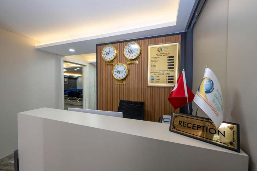 Skystar Deluxe Hotel istanbul - reception