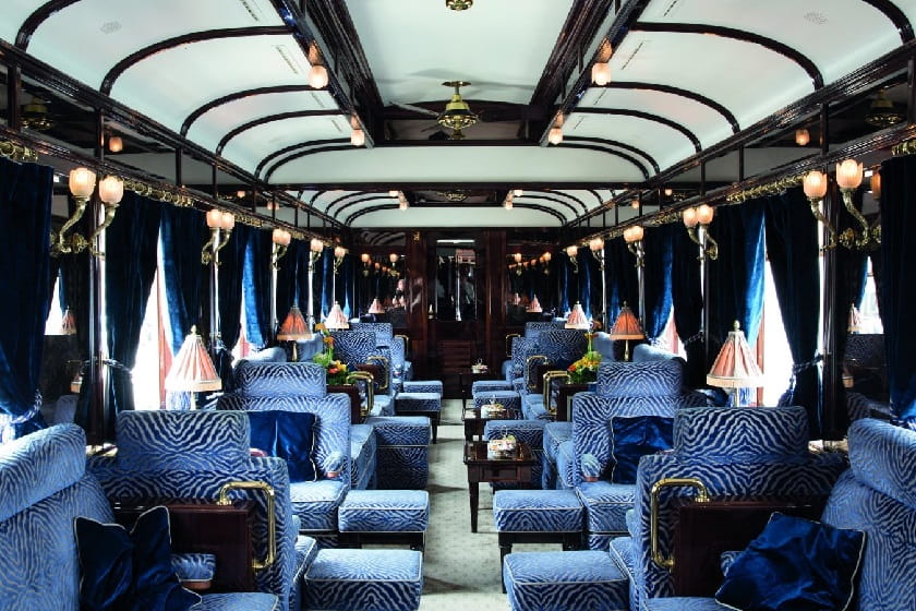 قطار سیمپلون اورینت اکسپرس ونیز، انگلیس، فرانسه، سوئیس و ایتالیا.منبع: Belmond. عکاس: نامشخص