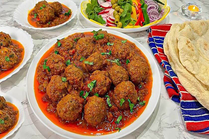 کوفته چهارمحال و بختیاری. منبع عکس: وب‌سایت ایسکانیوز. عکاس: نامشخص