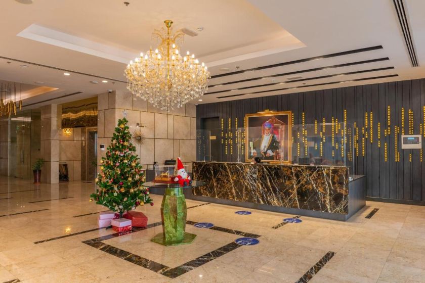 Royal Crown Hotel muscat - reception