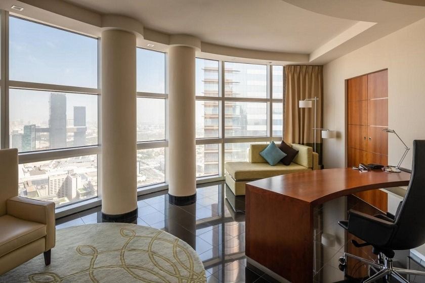 Jumeirah Emirates Towers - Executive Suite with Direct Connectivity to Museum of The Future, Complimentary Private Beach Access, Breakfast, Signature Afternoon Tea, Evening Sundowners, Soft Refreshments and Canapes