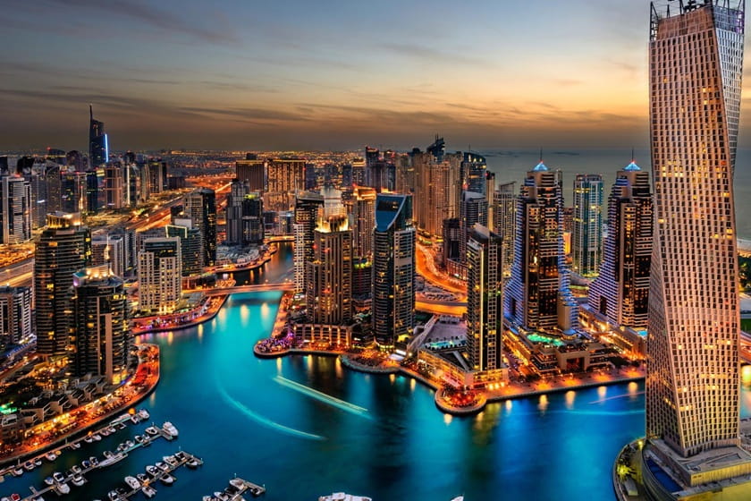 مارینا دبی. منبع عکس: وبسایت dubai.it. عکاس: نامشخص