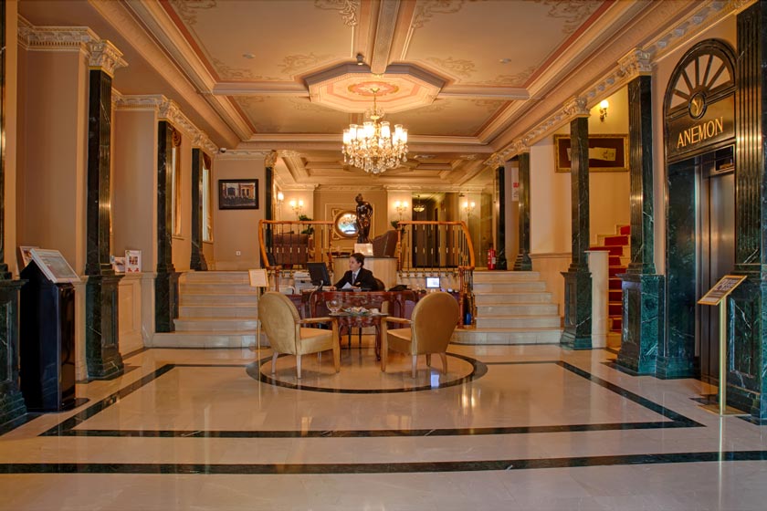Anemon Galata Hotel Istanbul -reception