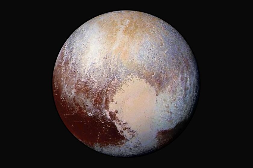 سیاره پلوتون. منبع عکس: وبسایت Space.Com. عکاس: نامشخص