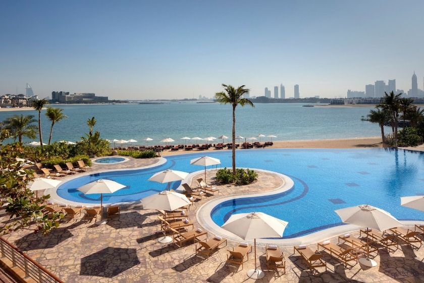 هتل های پالم جمیرای دبی. منبع عکس: گوگل‌مپ. عکاس: Andaz Dubai The Palm, By Hyatt