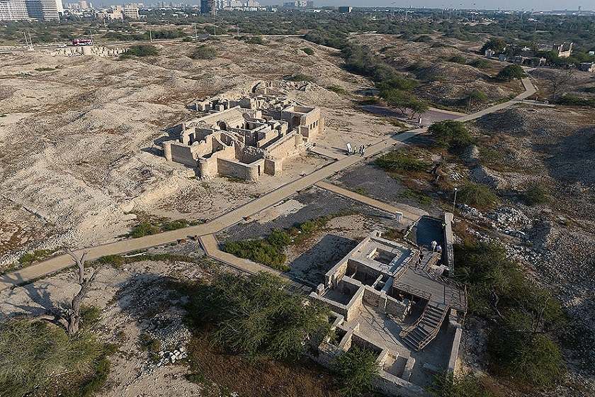 کشف بقایای سازه معماری در شهر باستانی حریره کیش