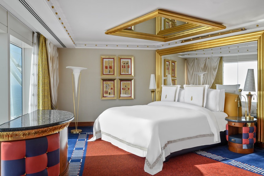 سوئیت یک خوابه برج العرب. منبع عکس: Jumeirah.com. عکاس: نامشخص