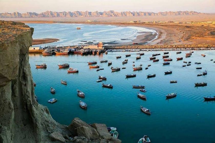 ساحل بریس. منبع عکس: وبسایت گوگلمپ. عکاس: داود سیناکی