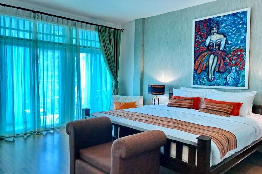 Casa Blanca Boutique Hotel - SHA Plus Phuket - Premium Deluxe 1 King City View with Balcony