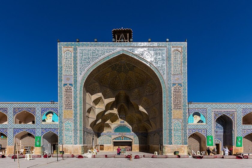 مسجد جامع اصفهان. منبع عکس: گوگل مپ. عکاس: محمد محمدی