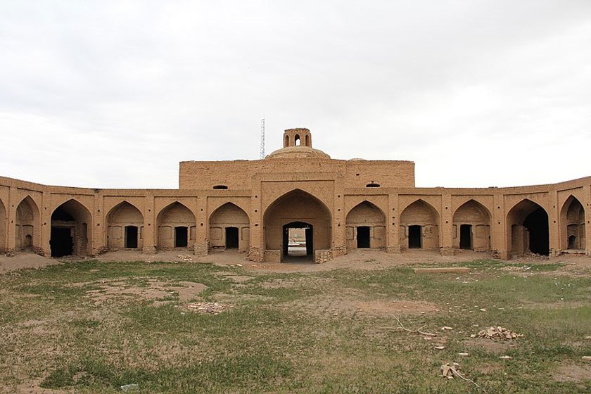 کاروانسرای باغ شیخ. منبع عکس: گوگل مپ. عکاس: حسین تهرانی