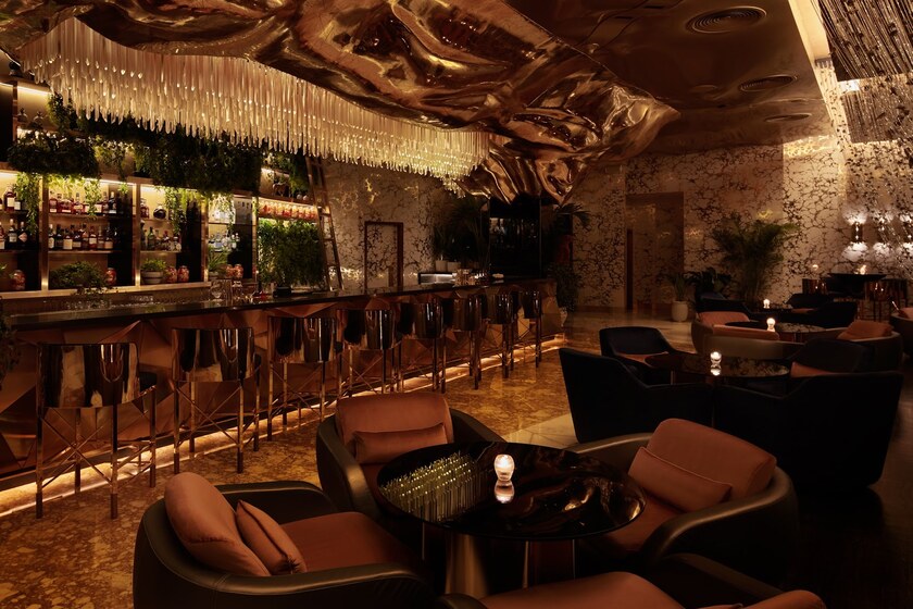 رستوران گیلت برج العرب. منبع عکس: گوگلمپ. عکاس: Gilt - Sky Bar
